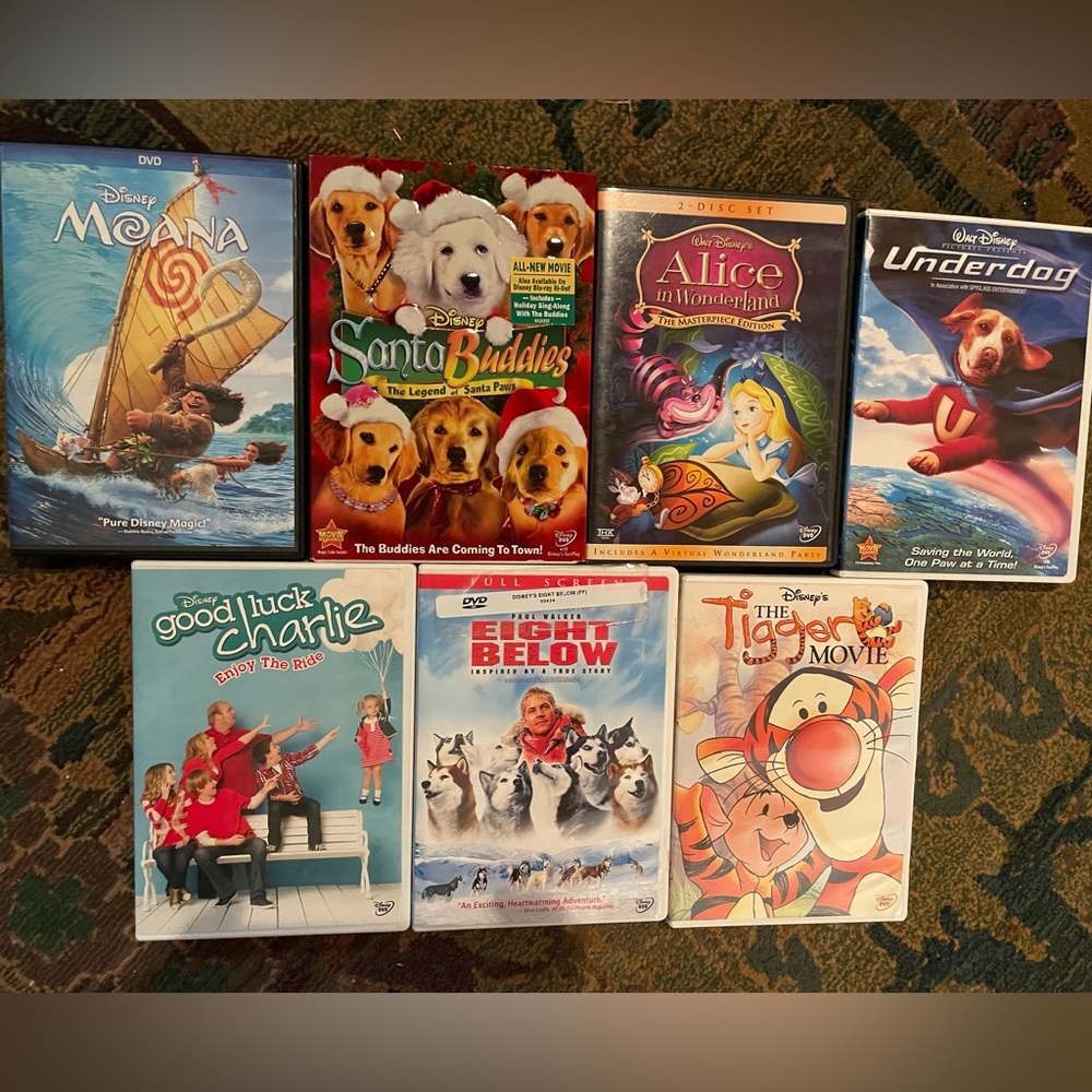 SEVEN (7) Disney Movies!